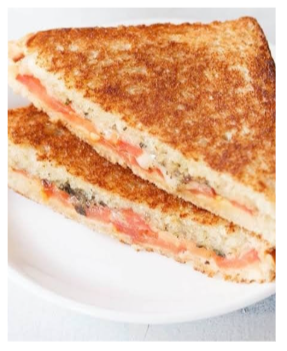 Cheese and Tomato Sandwich